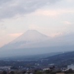 富士山　夕景