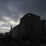 台風の予感　福岡